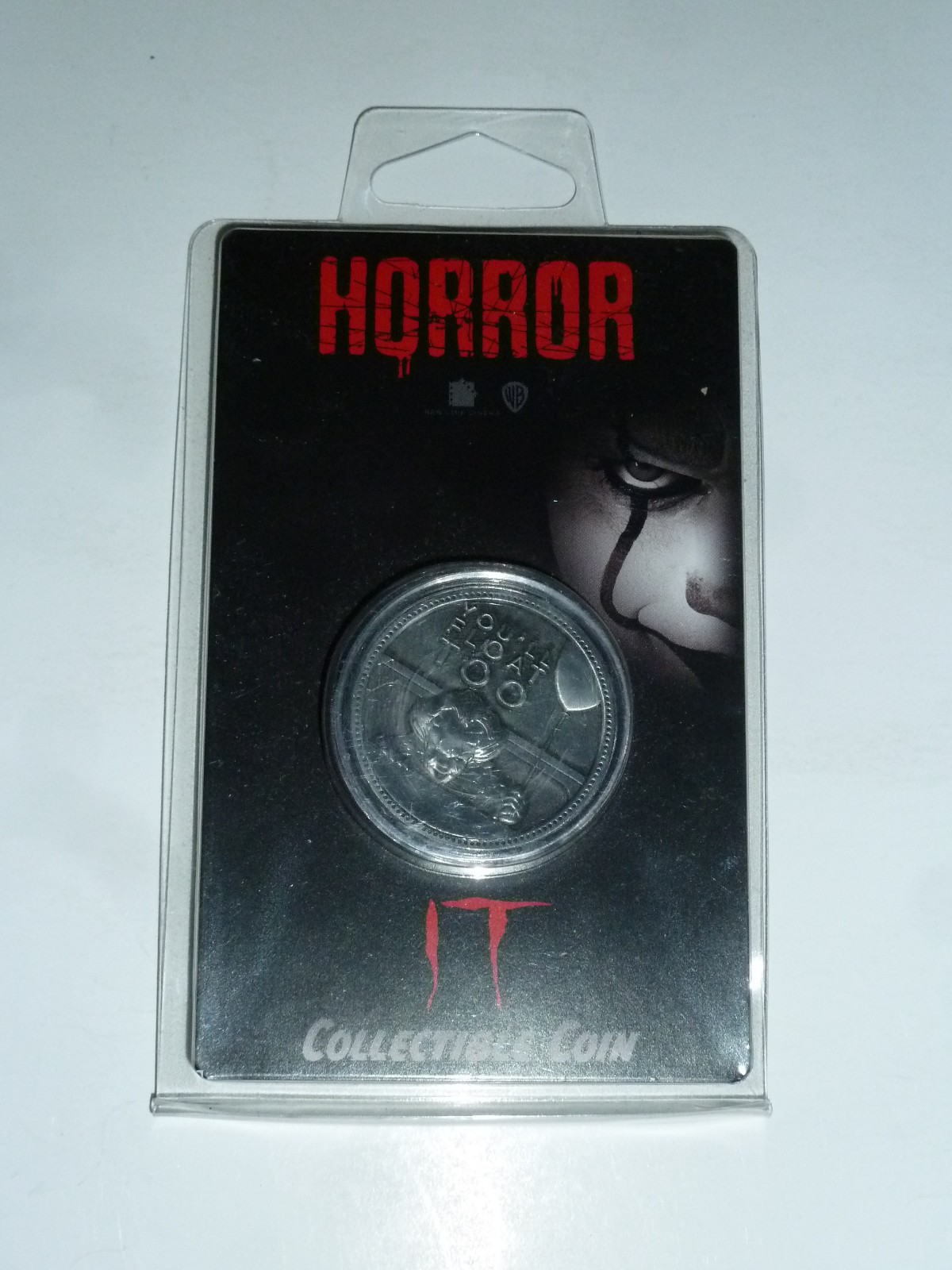 IT Pennywise Limited Edition collectible coin horror evil clown Stephen King NEW
