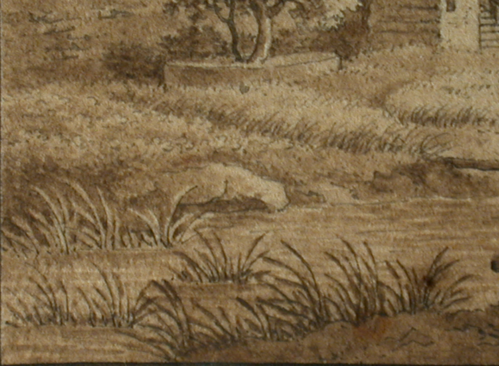 Village landscape Anonymous around 1780-1800