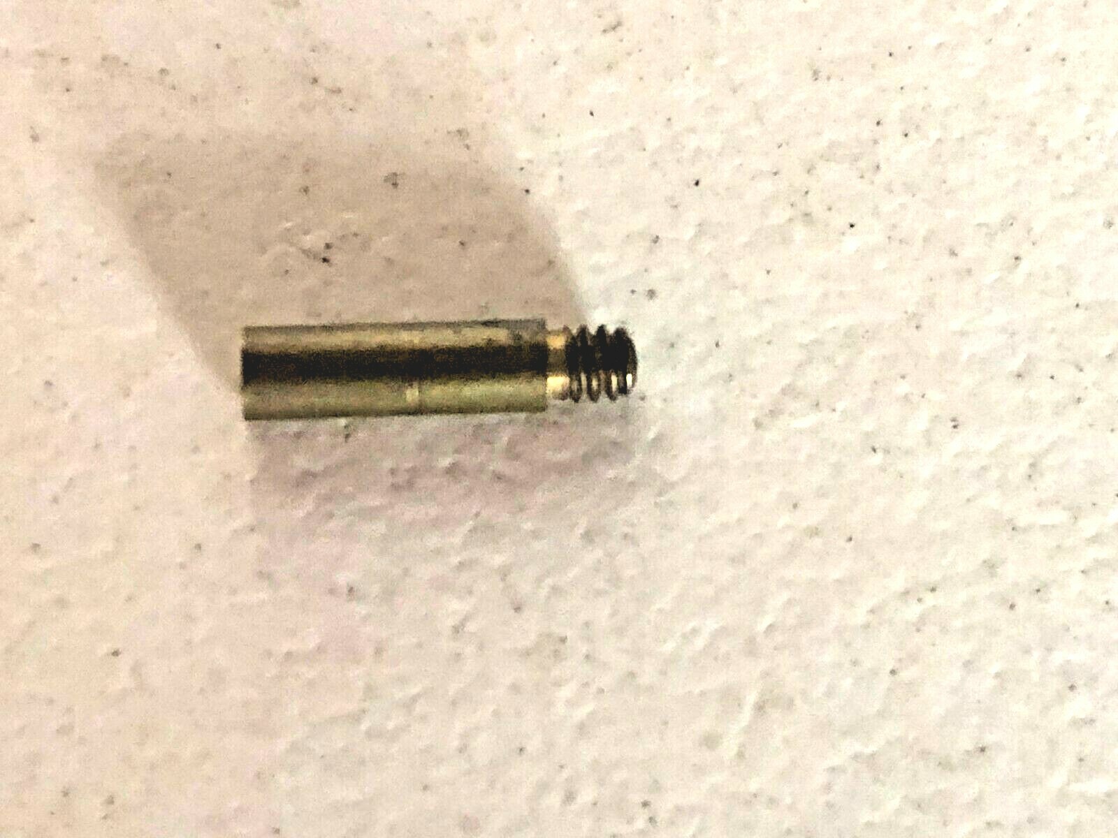 LOT OF 2 NEW BRASS THREADED SOCKET KEY EXTENSION #4-36F x #4-36M, 1/2" LONG