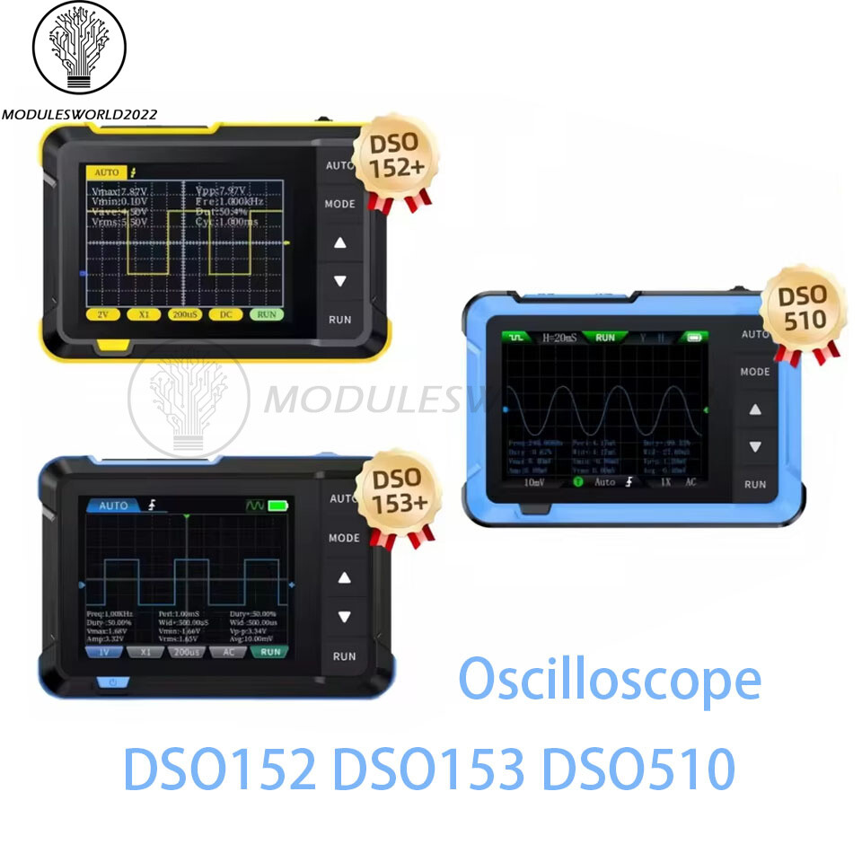 FNIRSI DSO152 DSO153 DSO510 Handheld Digital Oscilloscope Portable Oscilloscope