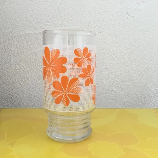 HOYA Glass / Hoya Crystal Lace Floral Tumbler