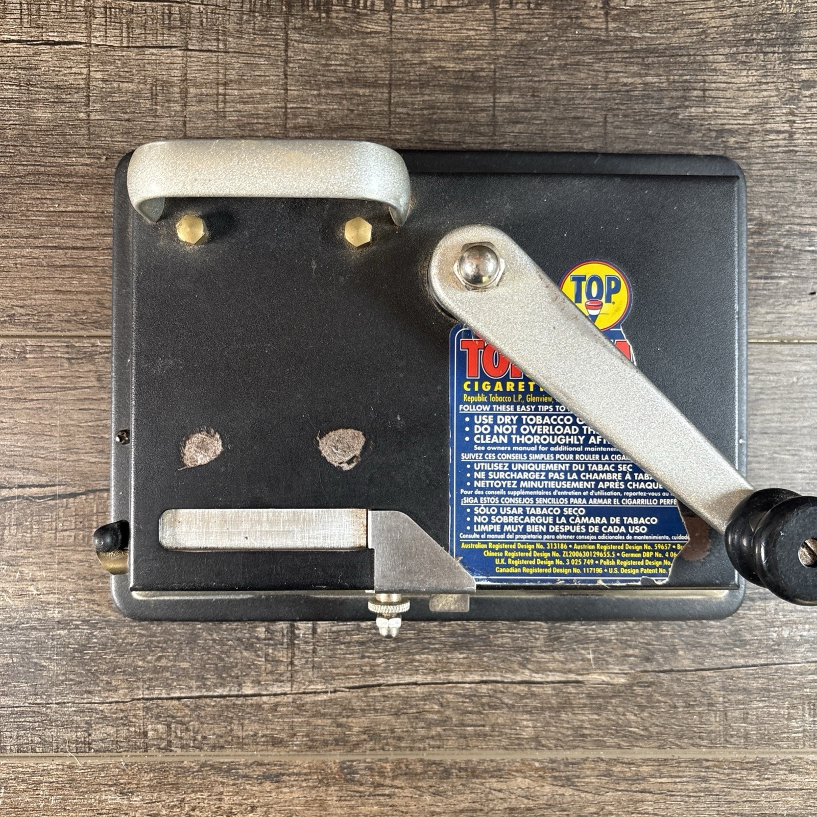 Top-O-Matic Collectible Cigarette Making Machine Cigarette Roller