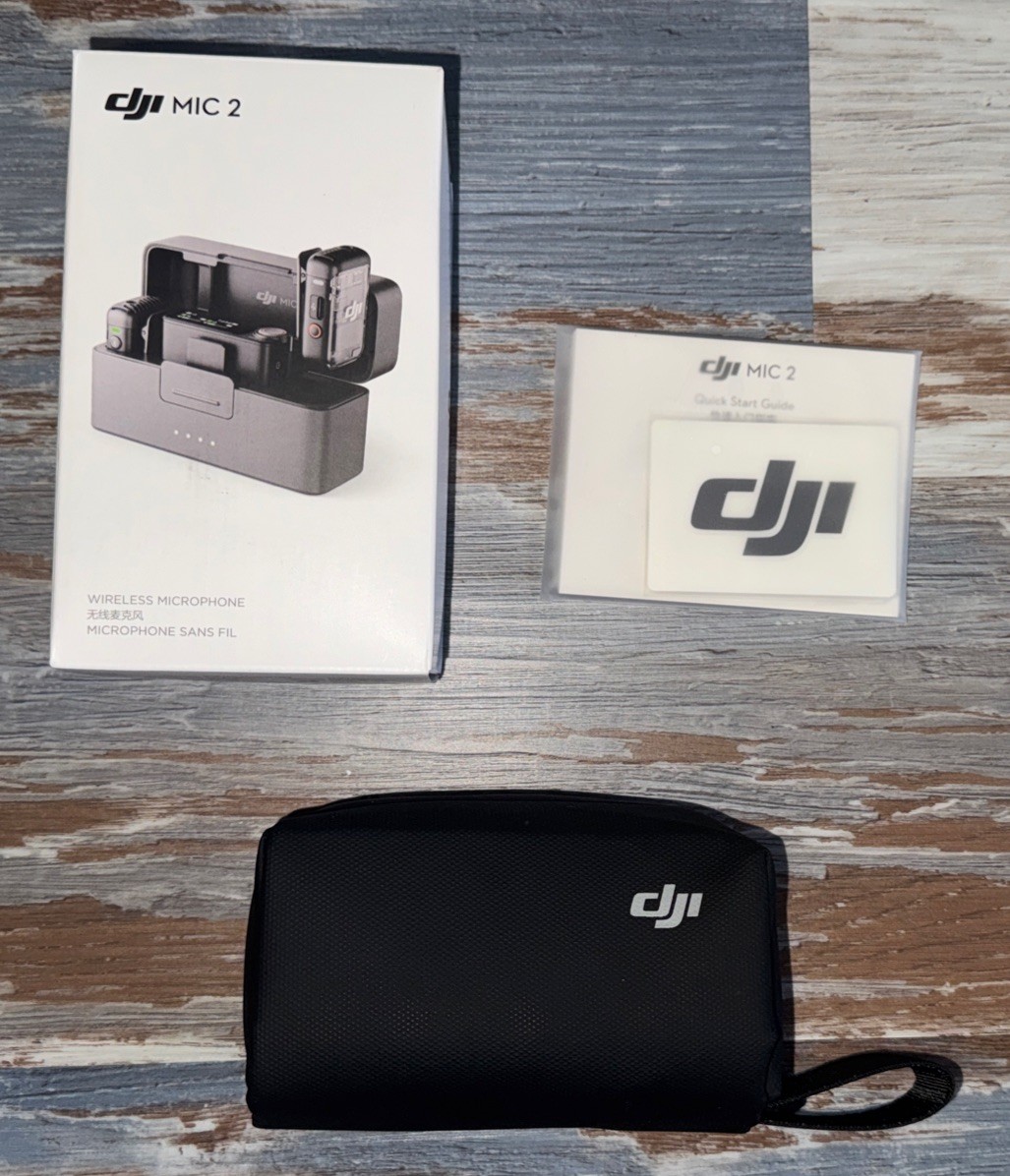 DJI Mic 2 Digital Wireless Mic System/Rec for Cameras and Smartphones