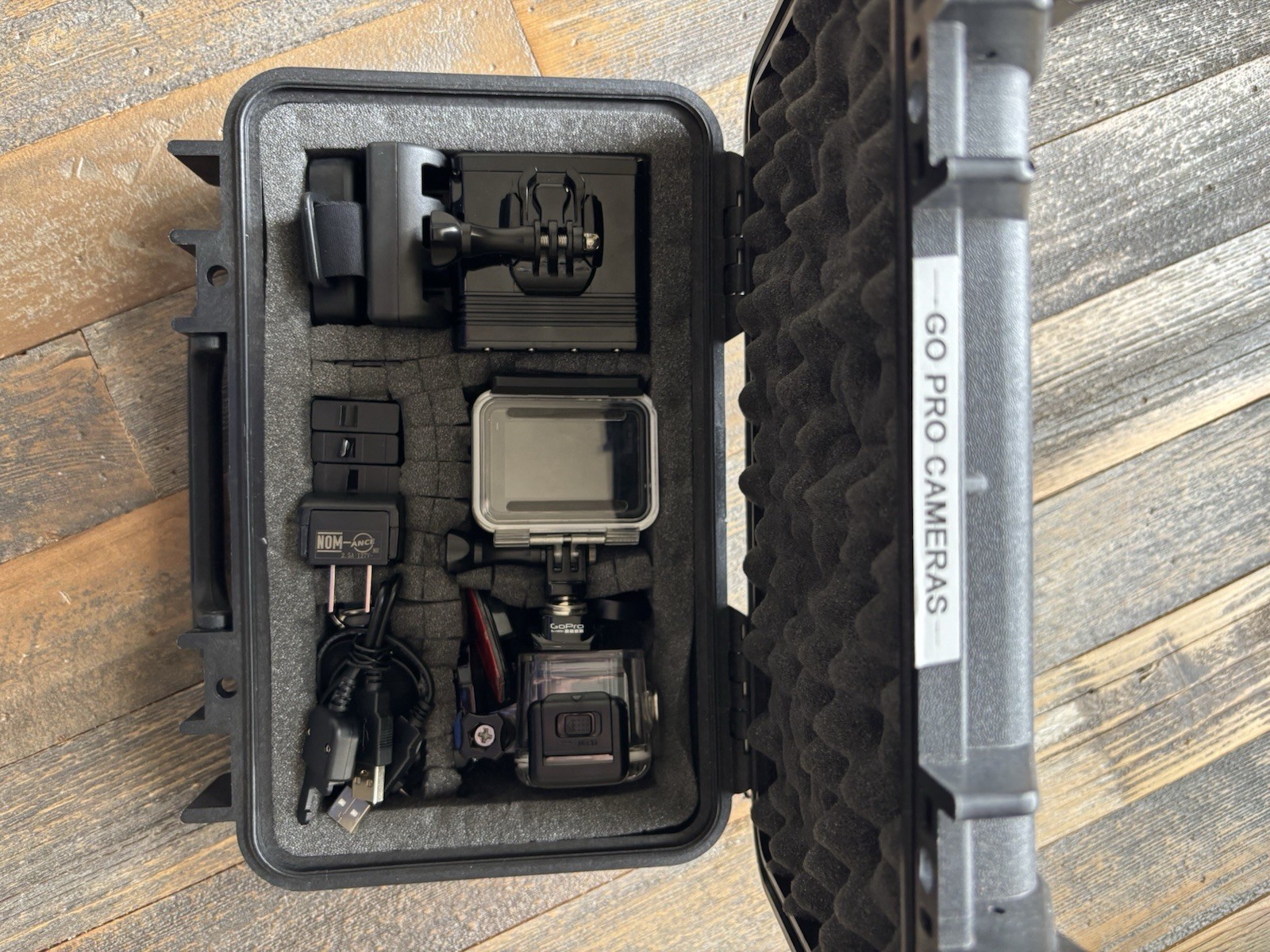 GoPro HERO Session +HERO Camera Huge Mount Accessory Bundle RAM Mount Light Case