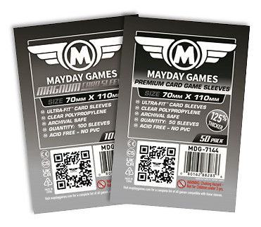 "Lost Cities" Compatible Card Sleeves - Magnum Ultra-Fit  (70x110mm)