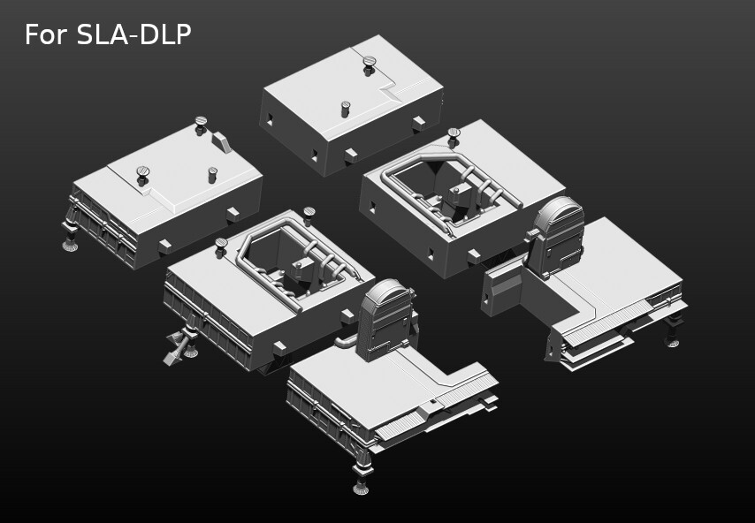 Space Shuttle FILE STL for all 3D printer 2 version platform take_off phase lamp