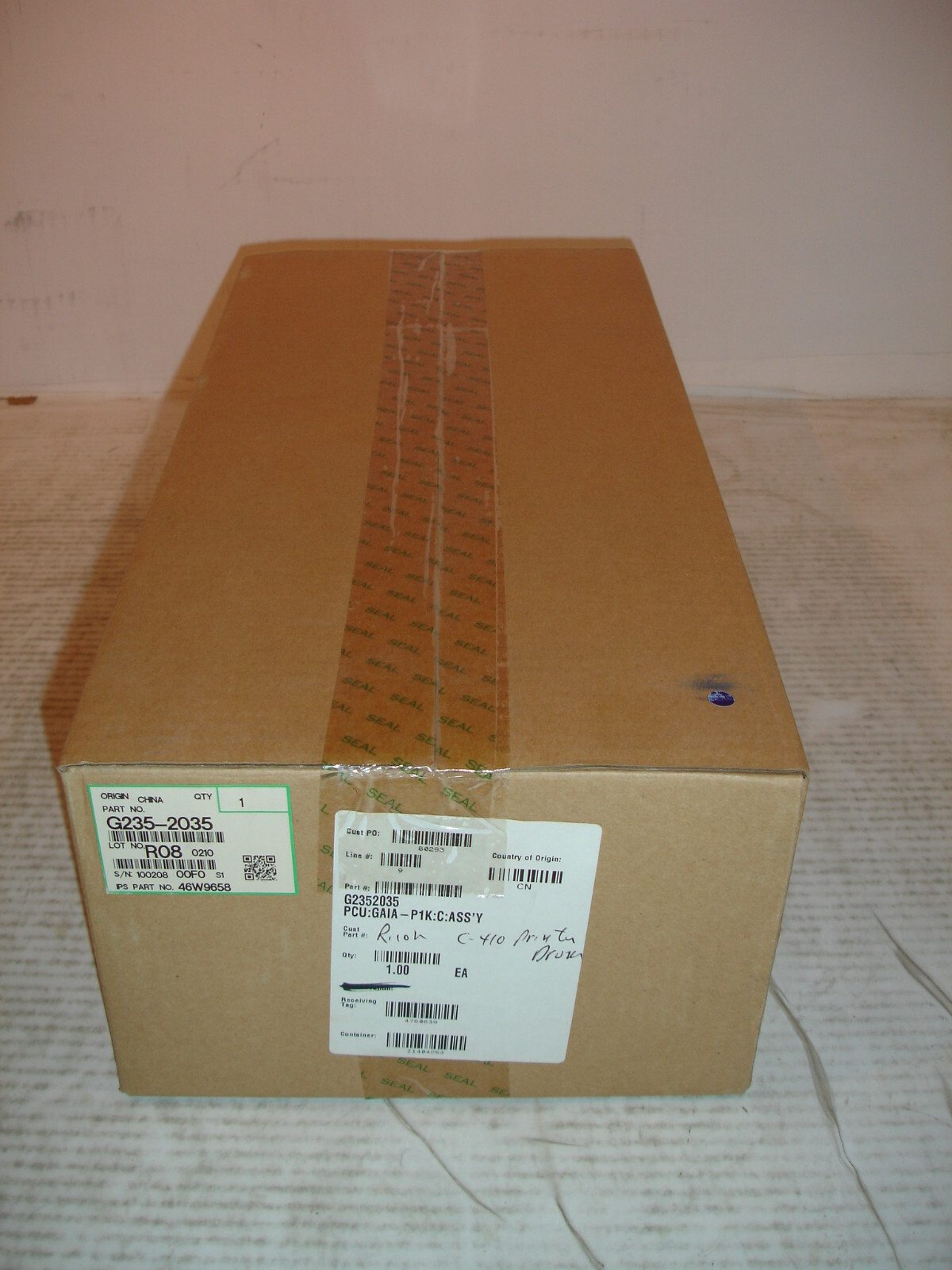 Ricoh SP C400DN/C410DN/C420DN PCU: GAIA - P1K:C:ASSY (Drum Unit) G2352035