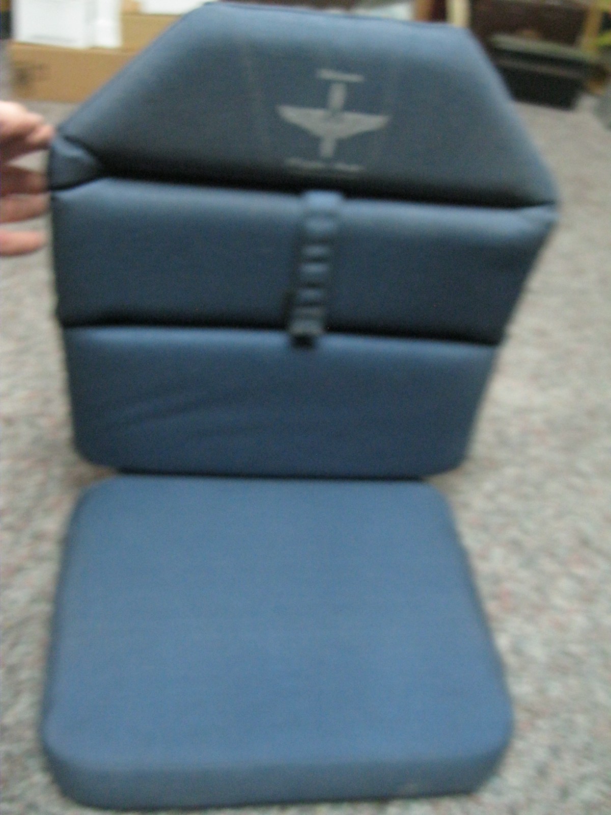 Nelson pilot's or passenger flight seat cushions used