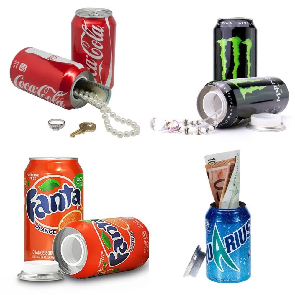 Soda Can Hidden Safe | Drink Can Secret Compartment | Diversion Safe