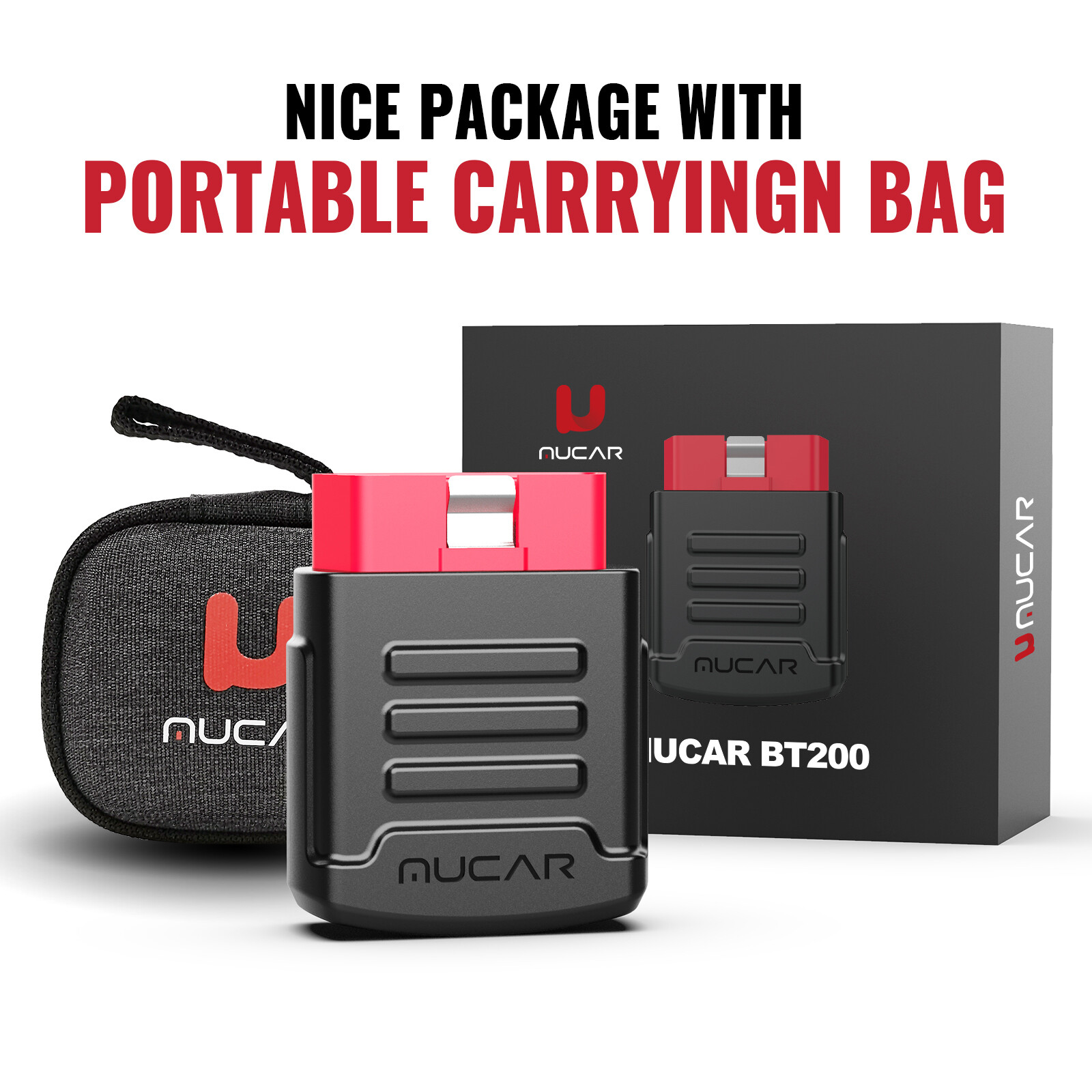 NEWEST MUCAR BT200 Auto Diagnostic Scanner All System Scan Full OBD2 Code Reader
