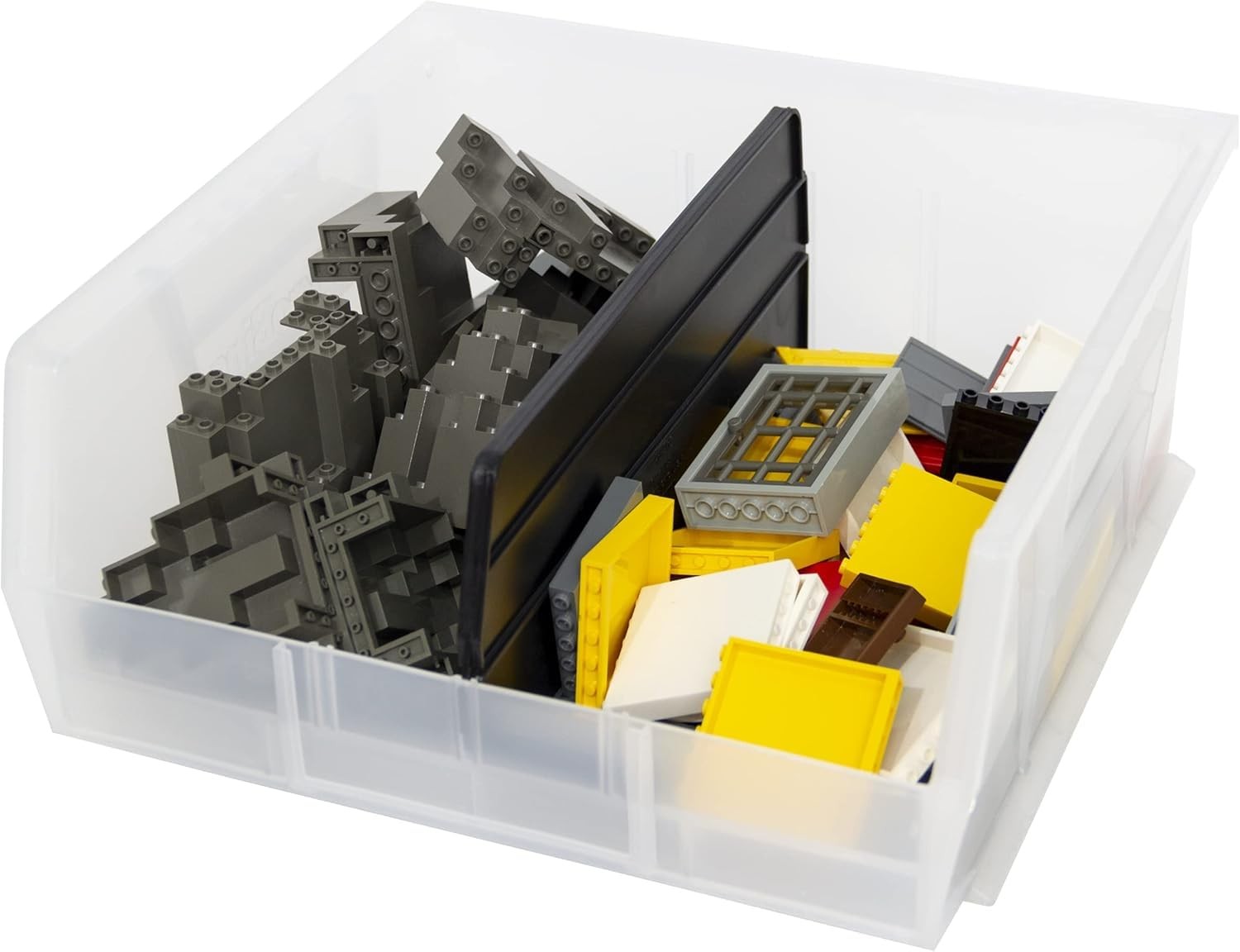 30235 AkroBins Plastic Storage Bins, Space-Saving Stackable Bins for Garage, ...