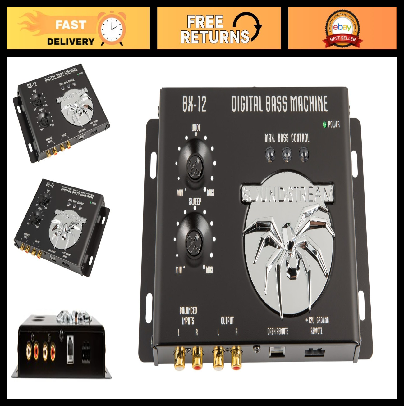 Car Audio Bass Processor with Remote Control | Epicenter Alternative for Subwoof