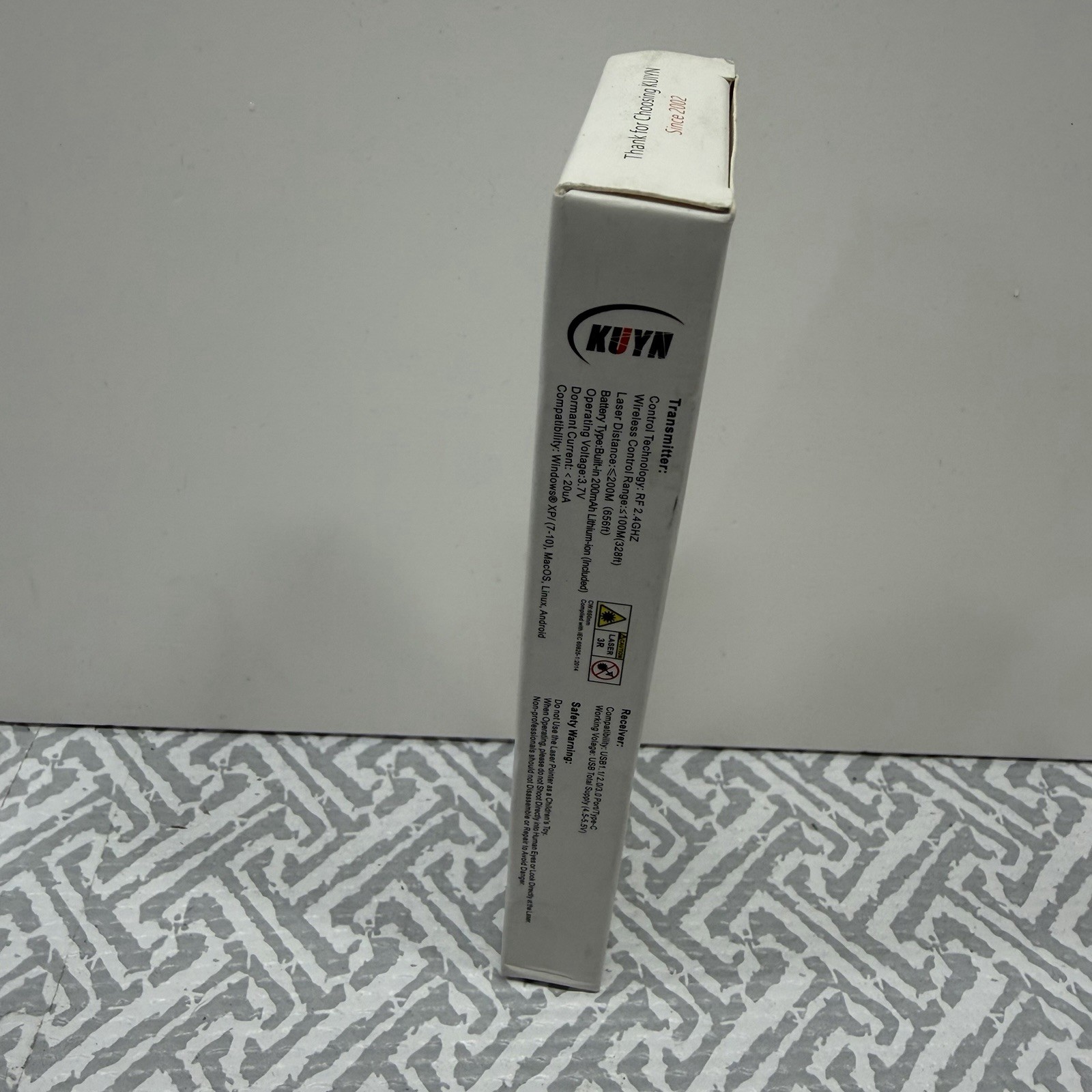 Wireless Presenter KUYN Remote Clicker for PowerPoint Keynote 2.4GHz