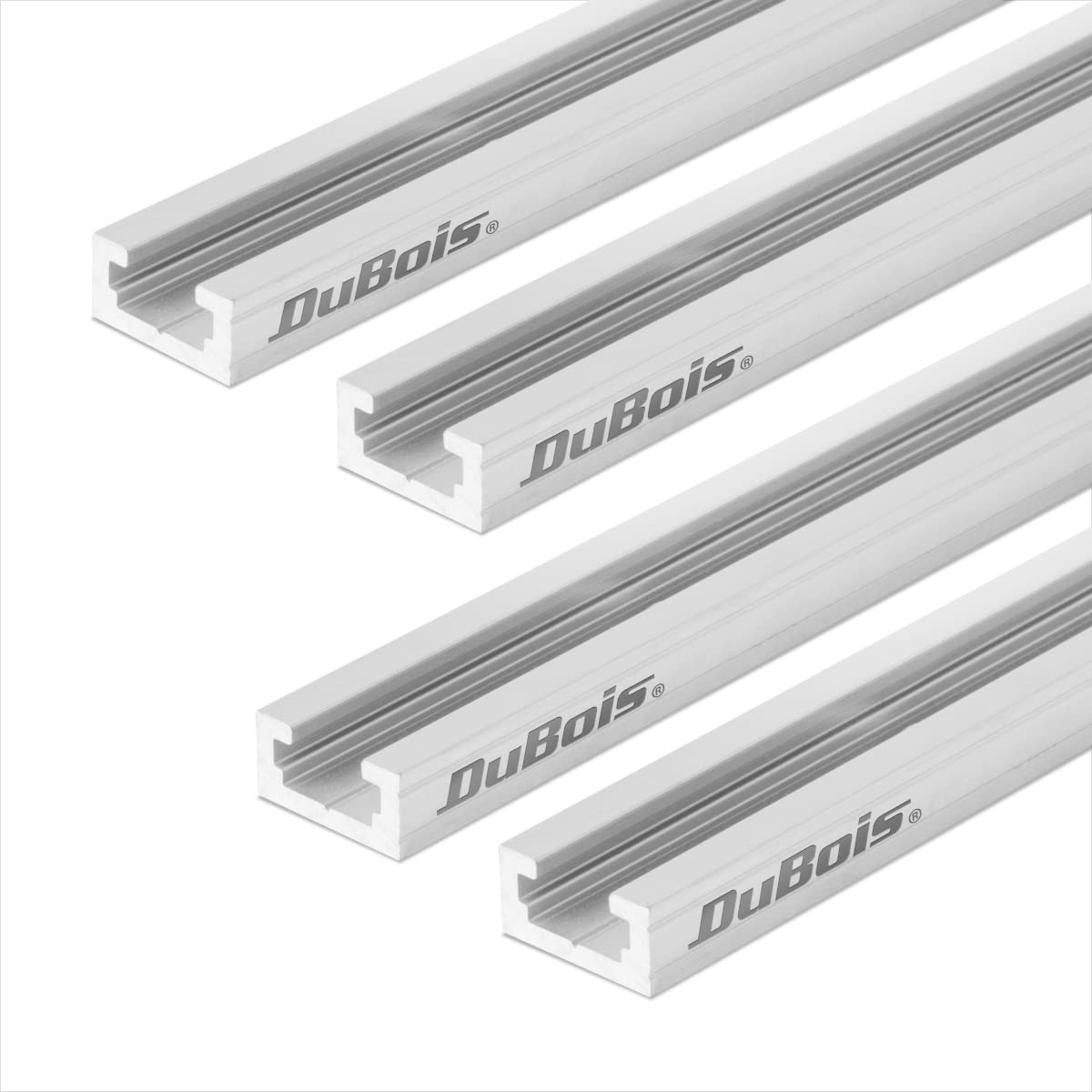 4 PCS 51013 24 Inch Double Cut Universal Aluminum T Track Woodworking Jigs
