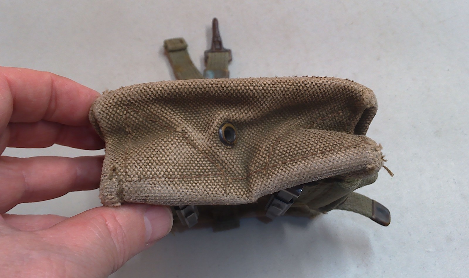 USGI M1956 Vietnam Korean War Era Case Small Arms Ammunition Pouch 1st Pattern