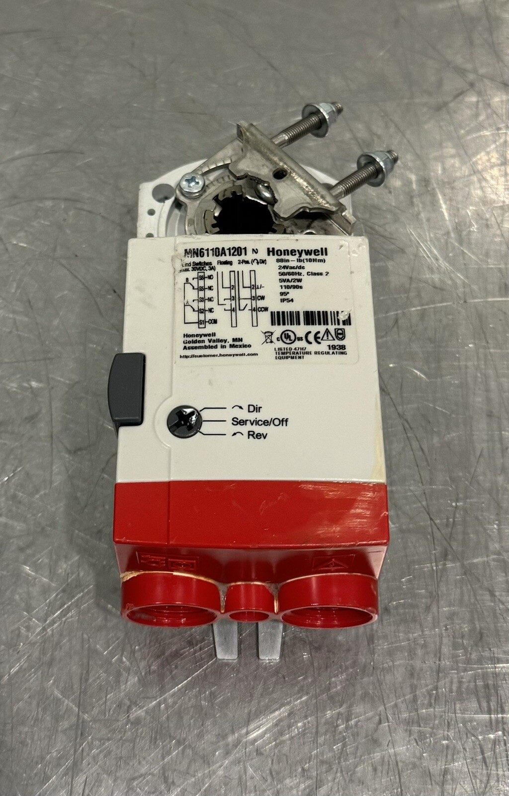 Honeywell MN6110A1201 Damper Actuator Non-Spring Return 88in-Lb NEW! SHIPS FREE!