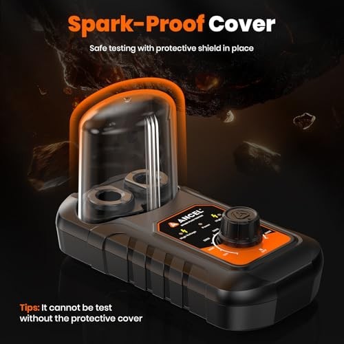 Dual Hole Spark Plug Tester Tool for Car & Motorcycle - 0-6000RPM Ignition Teste