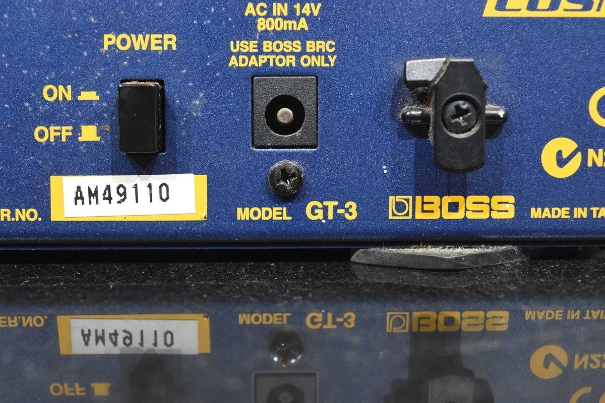 BOSS GT-3 Guitar Effects Processor with adapter