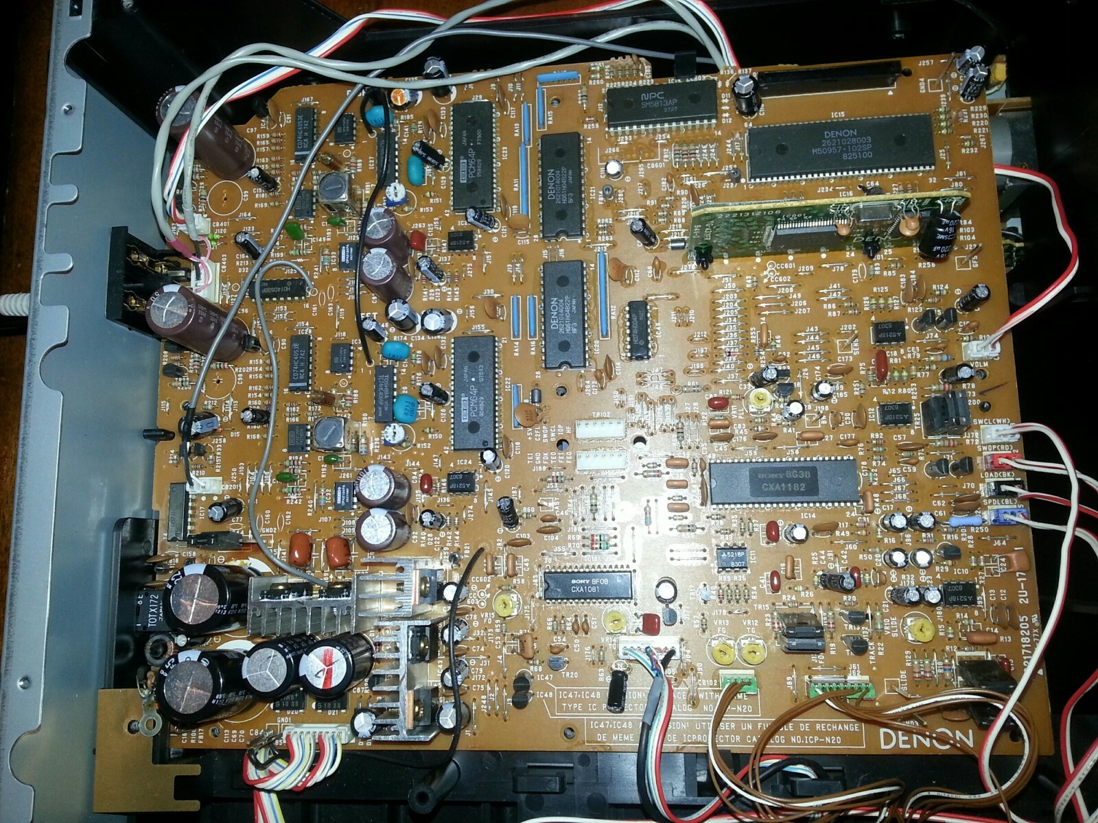 Denon DCD-1520 DCD-1560 Modification Audiophile opamp replacement Repair Service