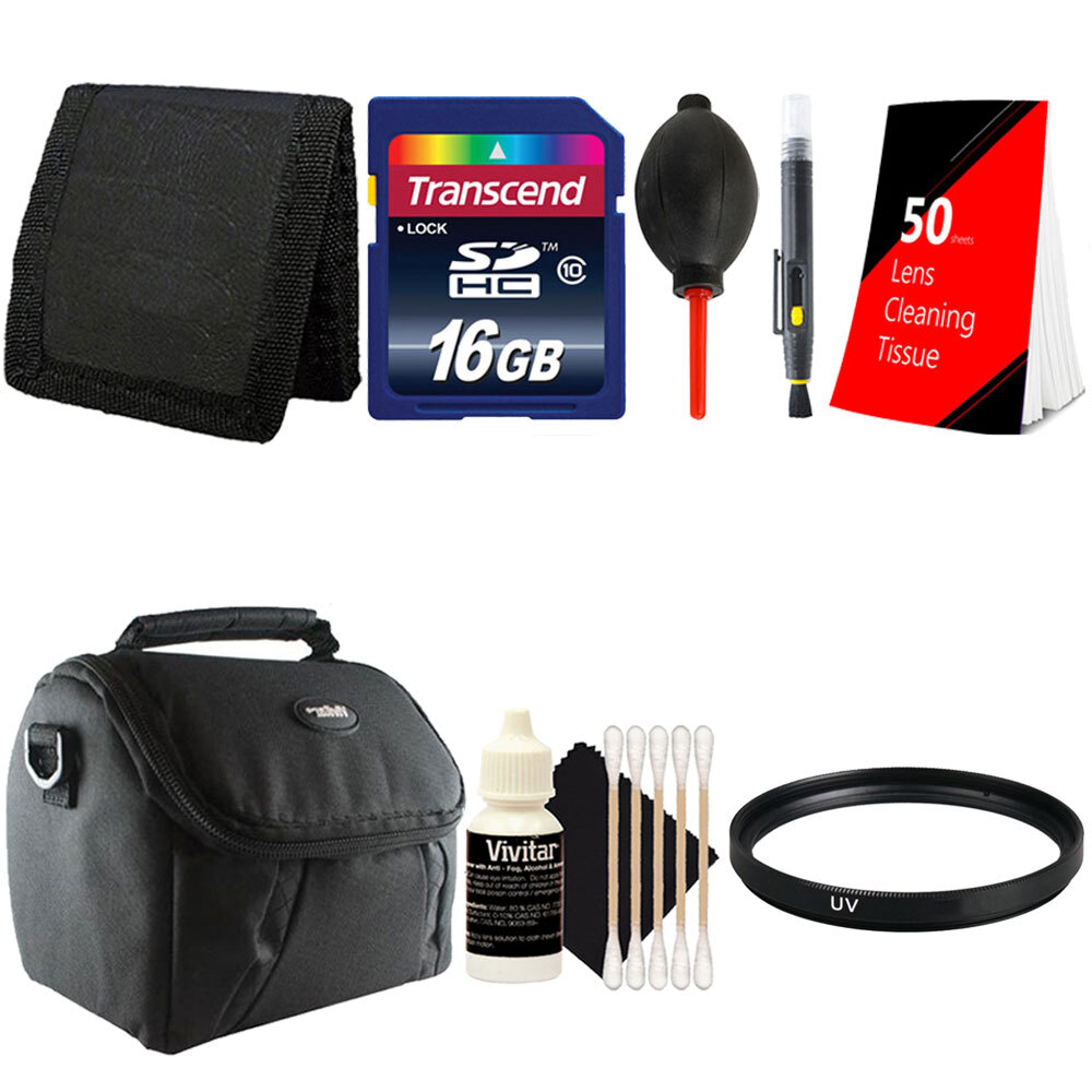 58mm UV Filter + 16GB Cleaning Accessory Kit for Canon DSL Cameras