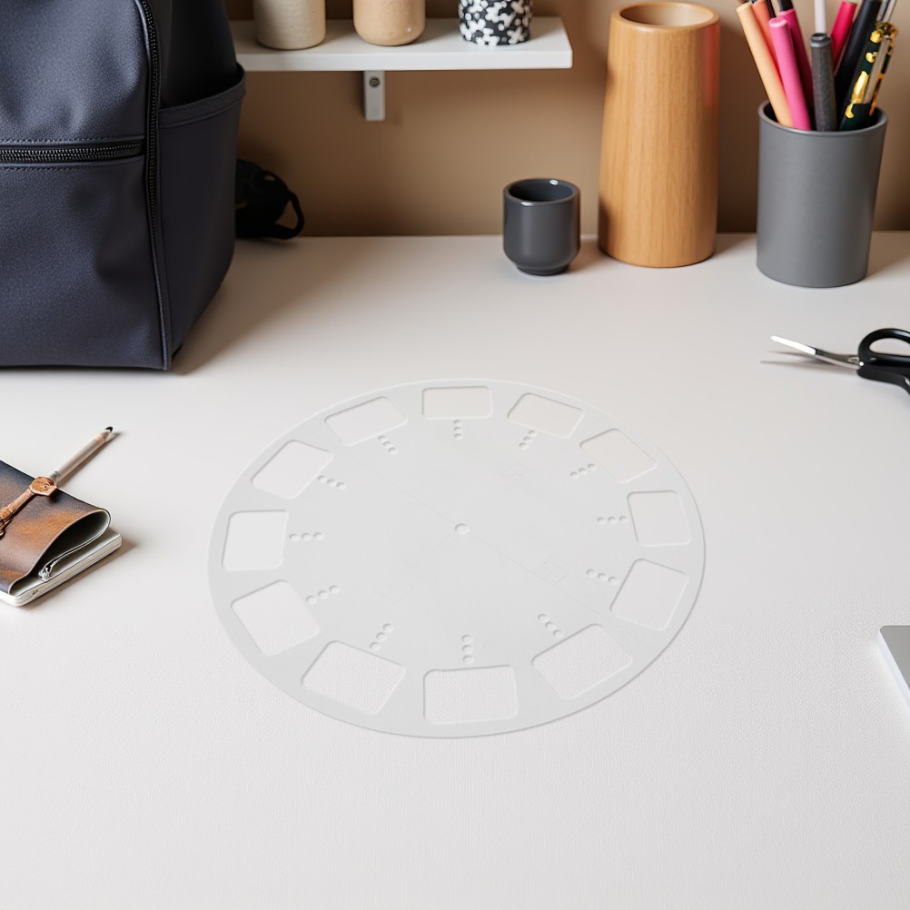 Reusable Acrylic Clock Router Template Accurate DIY Clock Dial Face Stencil