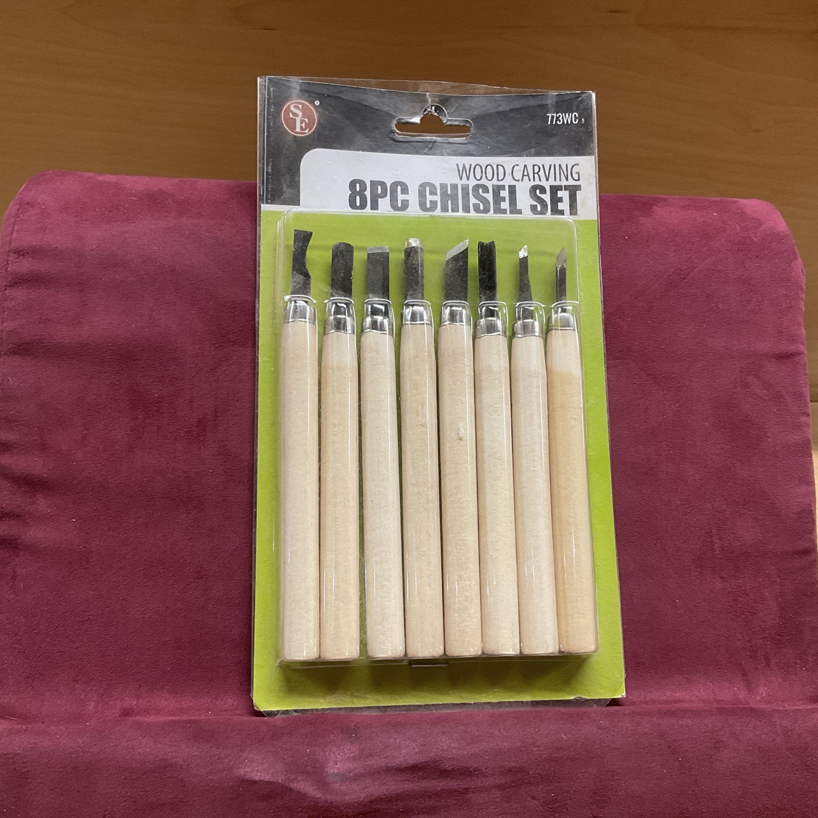 SE Wood Carving 8 Pieces Chisel Set 773 WC
