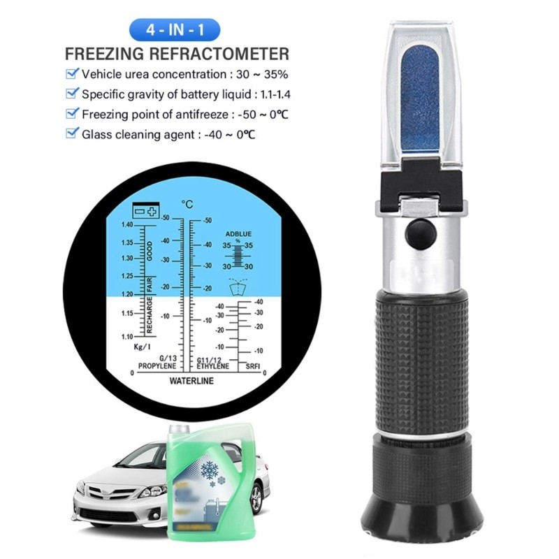 Refractometer Developed for Measuring Coolant Point and Electrolytic Specific