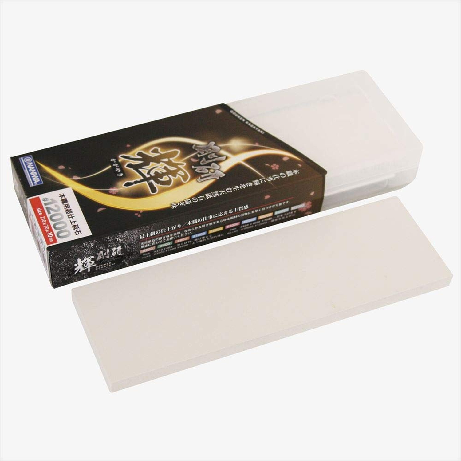 NANIWA GOUKEN Whetstone KAGAYAKI NK-2091/Super Finishing #12000,10mm stone w/...