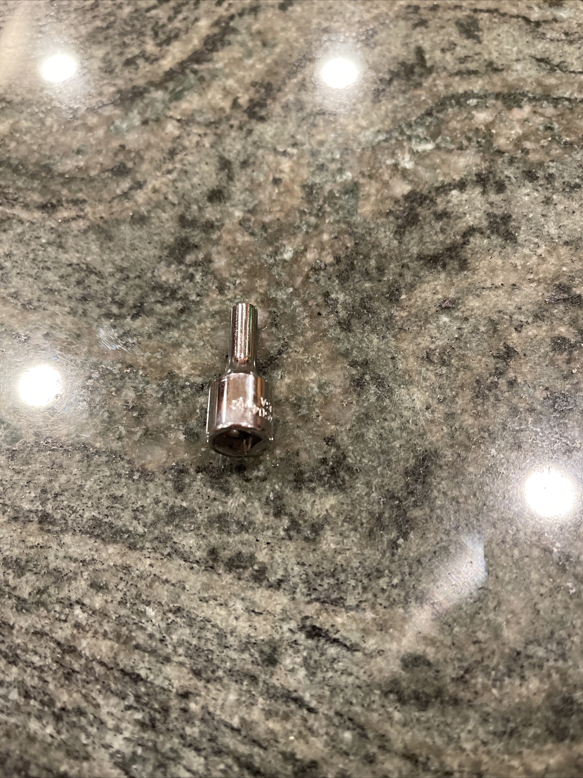 Snap On tms04 1/8" 1/4" drive 6 point semi deep chrome socket