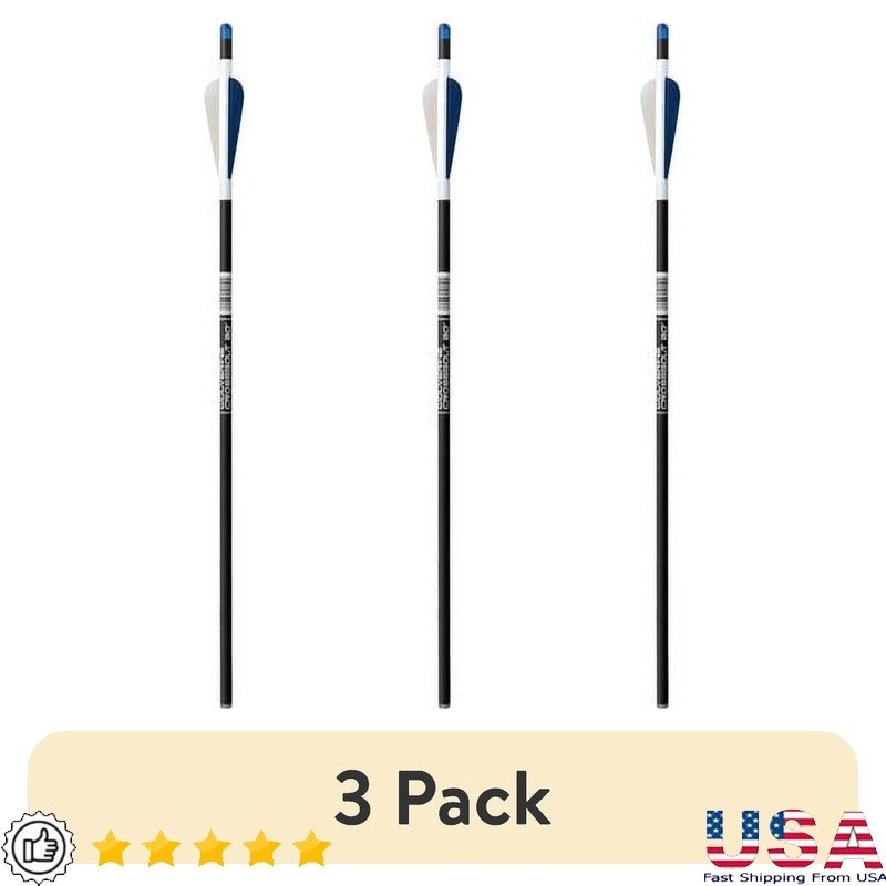 3 Pack Wolverine Crossbow Bolts 20in Lightweight Carbon Hunting Practice New