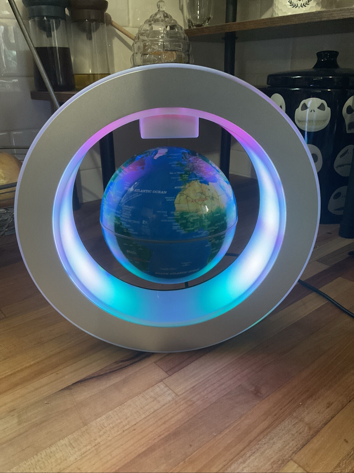Magnetic Floating Globe With Light