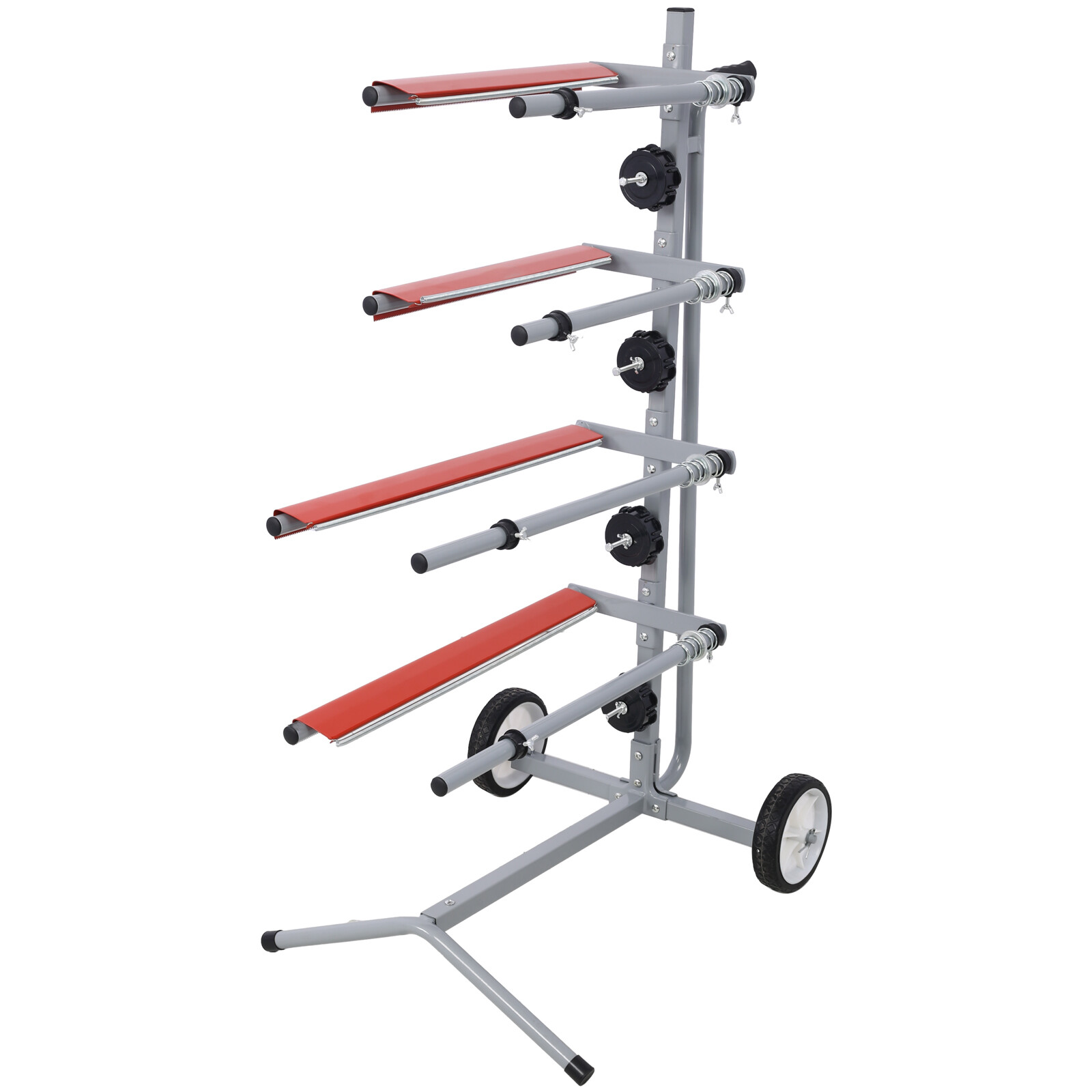 Global Mobile Tree Style Masking Paper Machine Station Stand Holds Multiple Roll