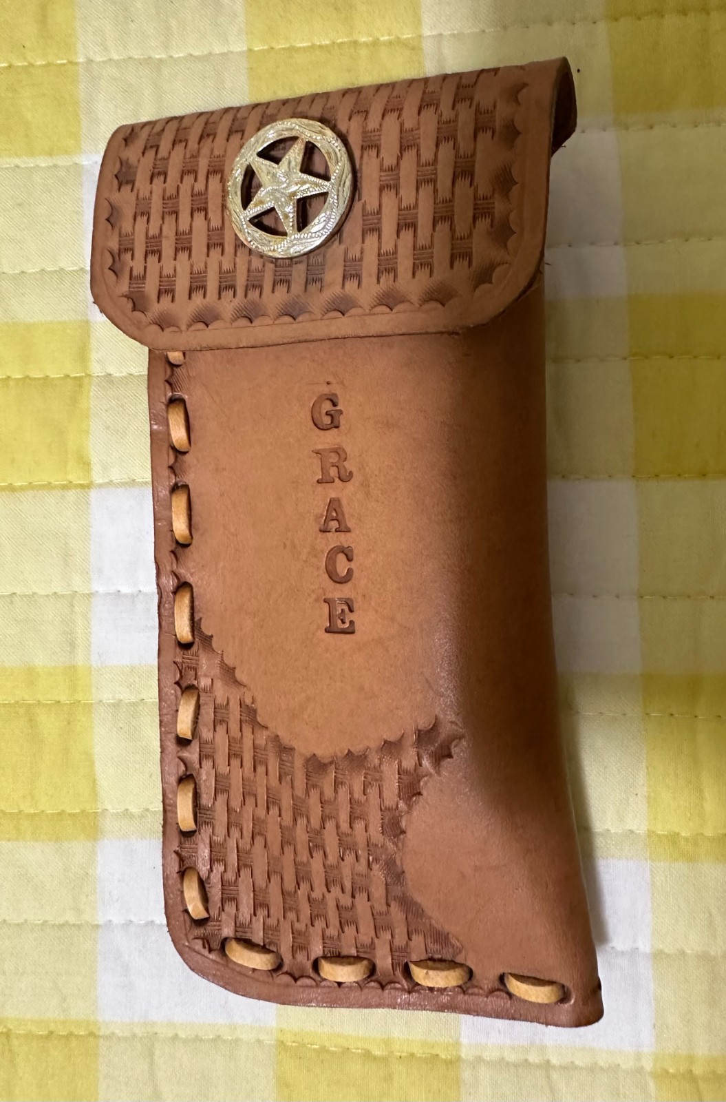 Vintage Leather Tooled Items