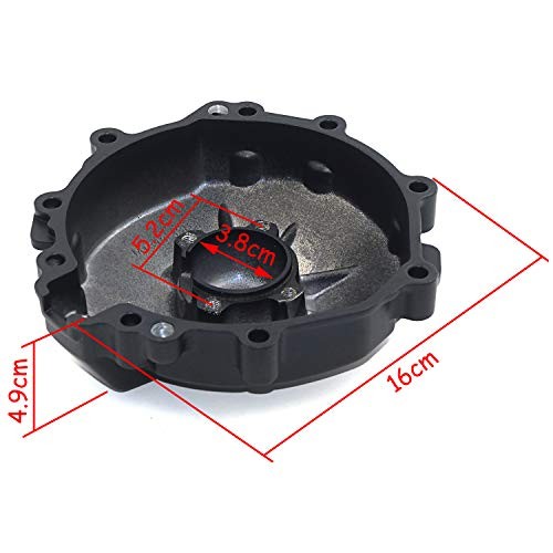 HONGK- OEM Replacement Black Engine Stator Cover Compatible with 2009 2010