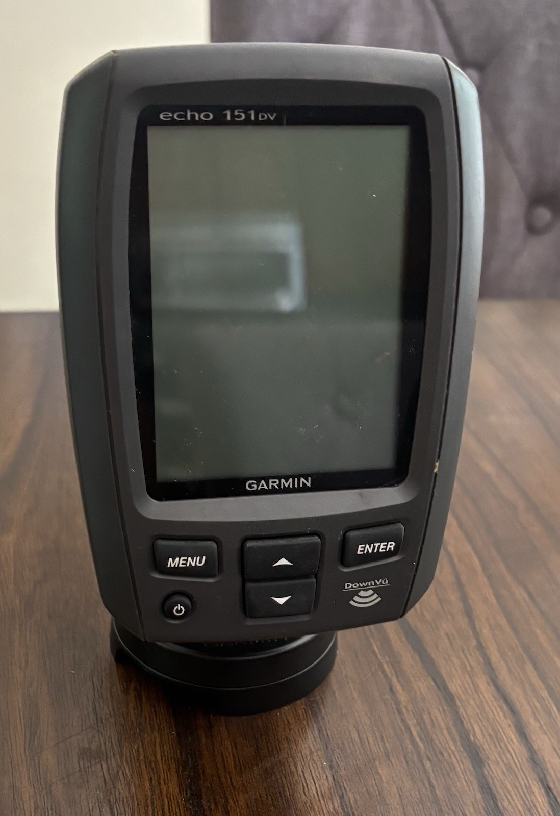Garmin Echo DV/151 DownVu Fishfinder Head Unit with Swivel Mount Untested