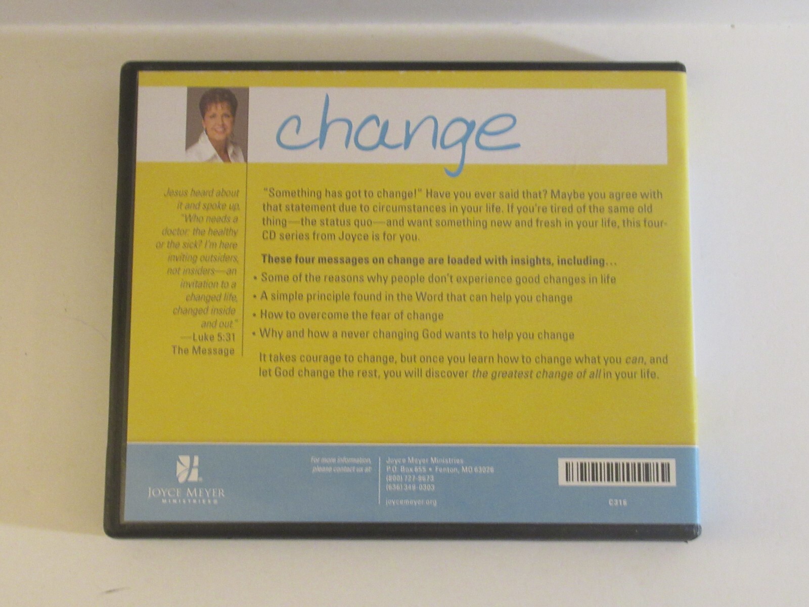 Joyce Meyer - Change (CD) - 4 Disc Set