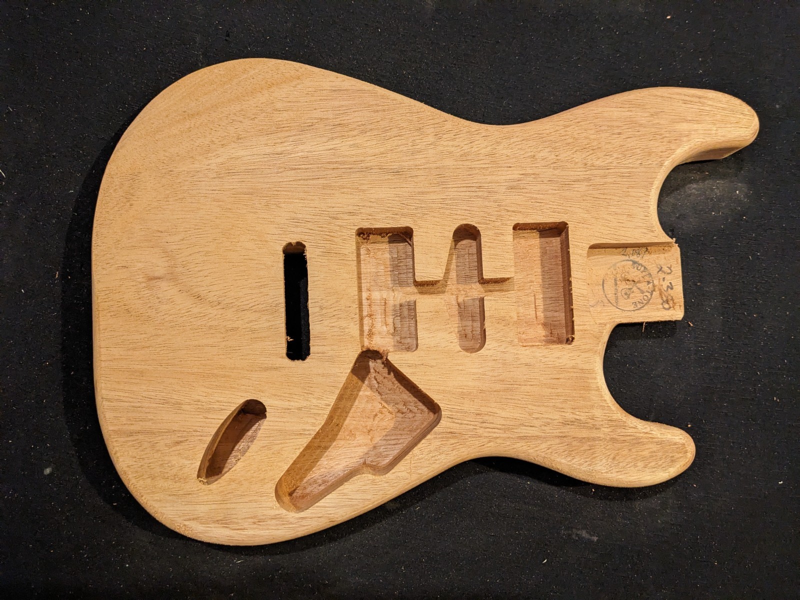 ST Guitar Body, Mahogany, MADE IN USA - #2-380