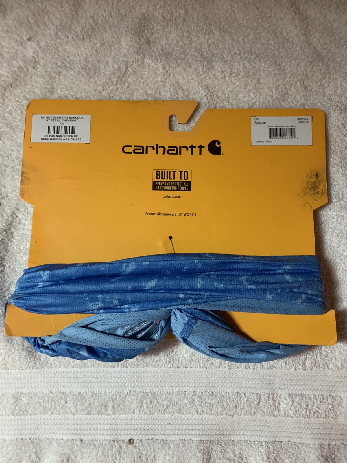 Carhartt Force Lightweight Neck Gaiter, TCT BLUE , One Size