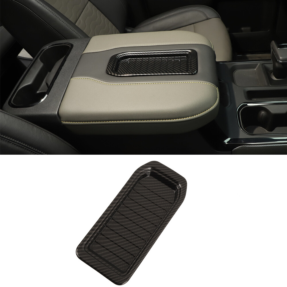 For Chevy Silverado 19+ /GMC /YUKON 21+ Center Armrest Storage Box Cover Trim