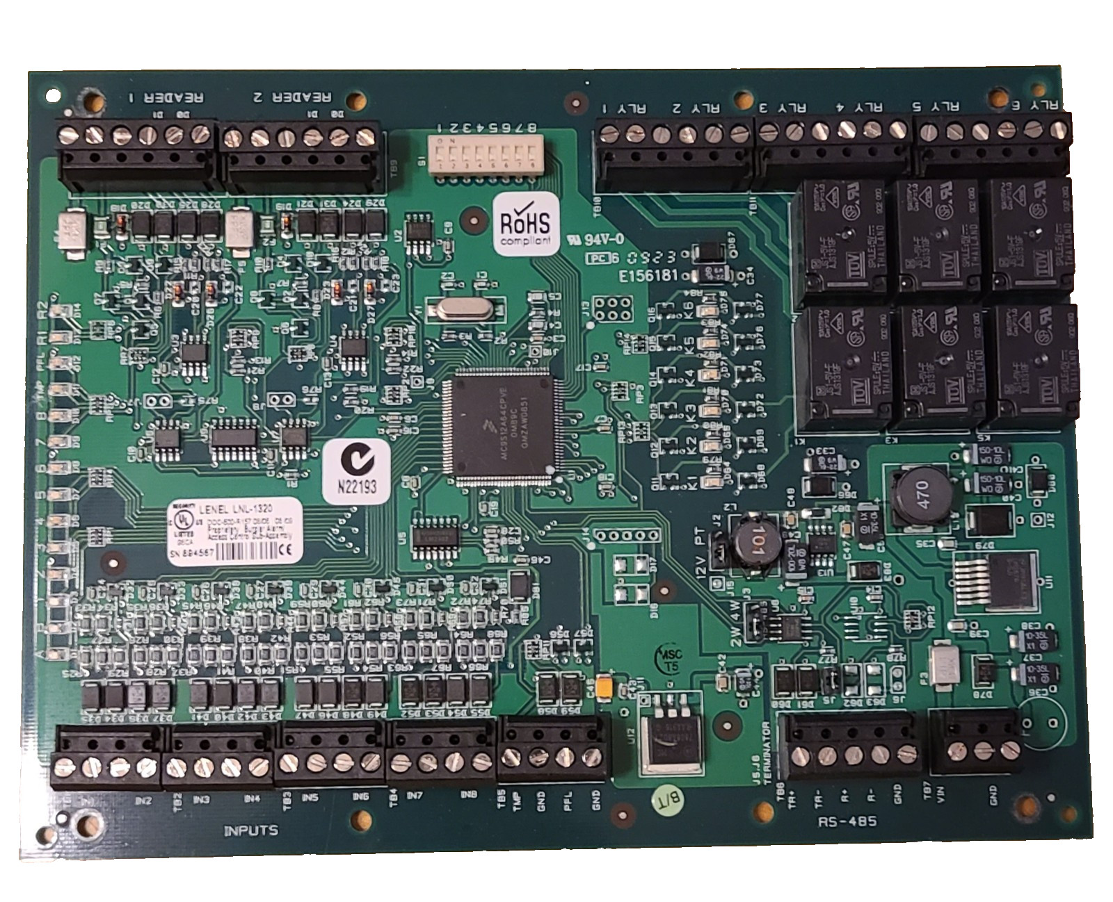 Dual Reader Mercury Interface Module Green - 1320