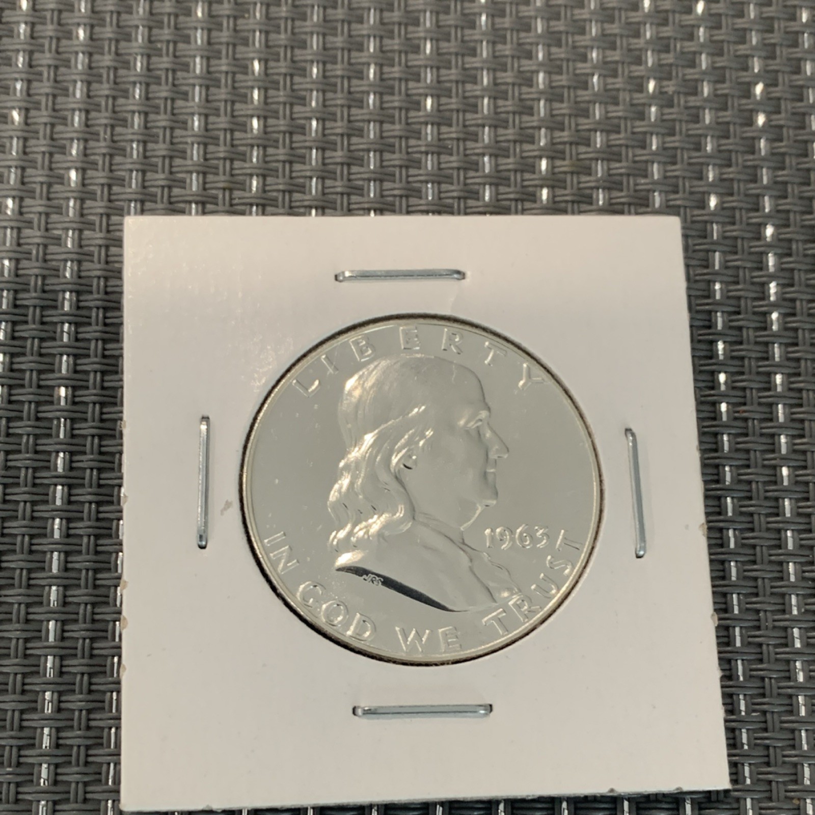 1963 Franklin Half Dollar 50C Business Strike Silver .900 Philadelphia Mint
