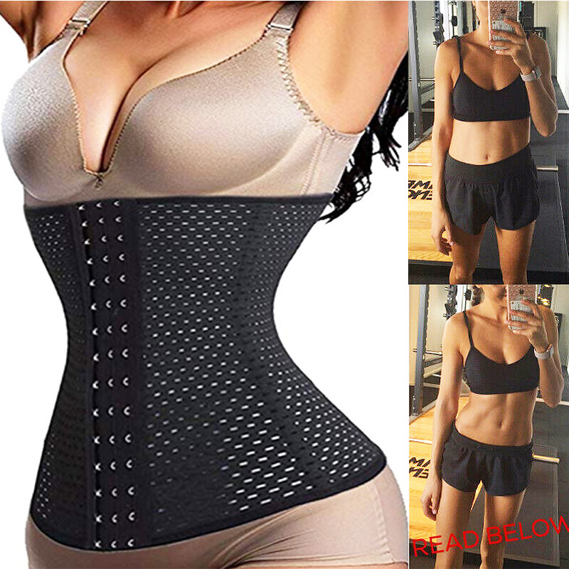 Fajas Reductoras Colombiana Waist Trainer Corset Shapewear Slimming Boned Shaper