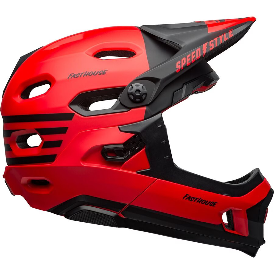 Bell Super DH MIPS Helmet - Matte/Gloss Red/Black, M NULL