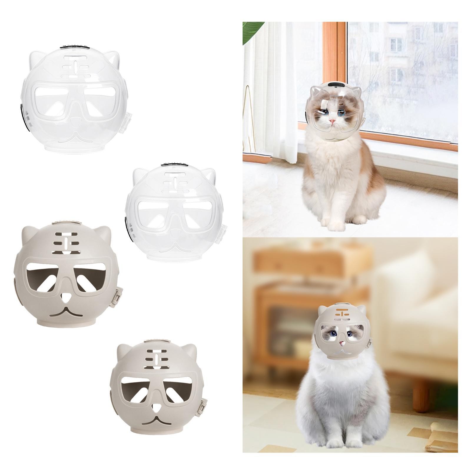 Cat Muzzle Breathable Multipurpose Pet Mouth Cover for Beauty Home Shaving