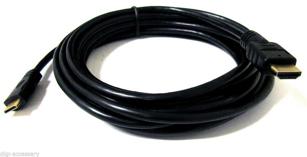 15' FT 15FT HDMI MALE to Mini HDMI MALE CABLE 1080p FOR HDTV NEW US SELLER