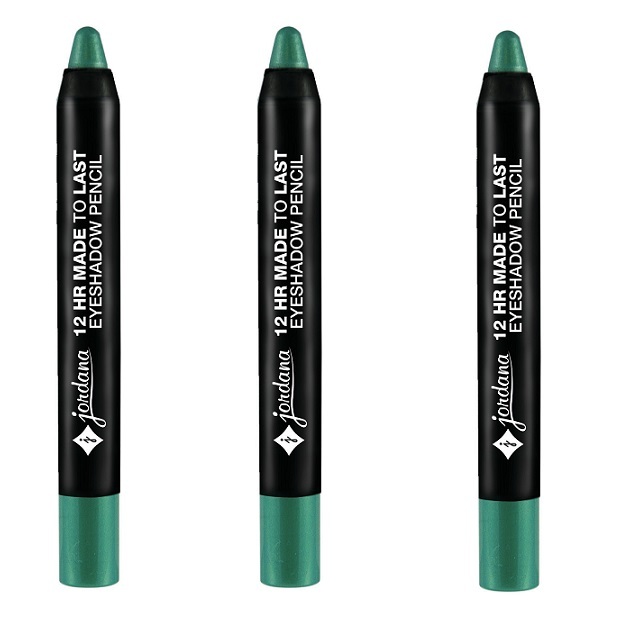 LOT OF 3 PCS.  JORDANA 12 Hour Made to Last Eyeshadow Pencil 08 Endless Emerald