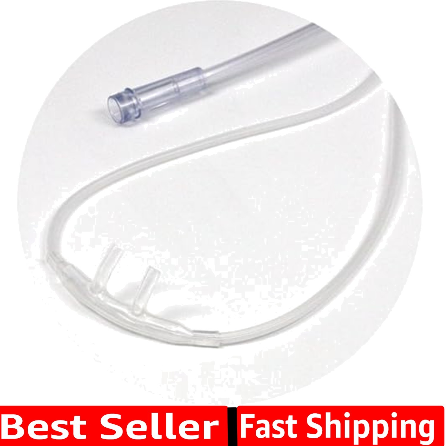 4Ft Kink-Free Oxygen Nasal Cannula Pack of 5 - Soft & Lightweight Construction