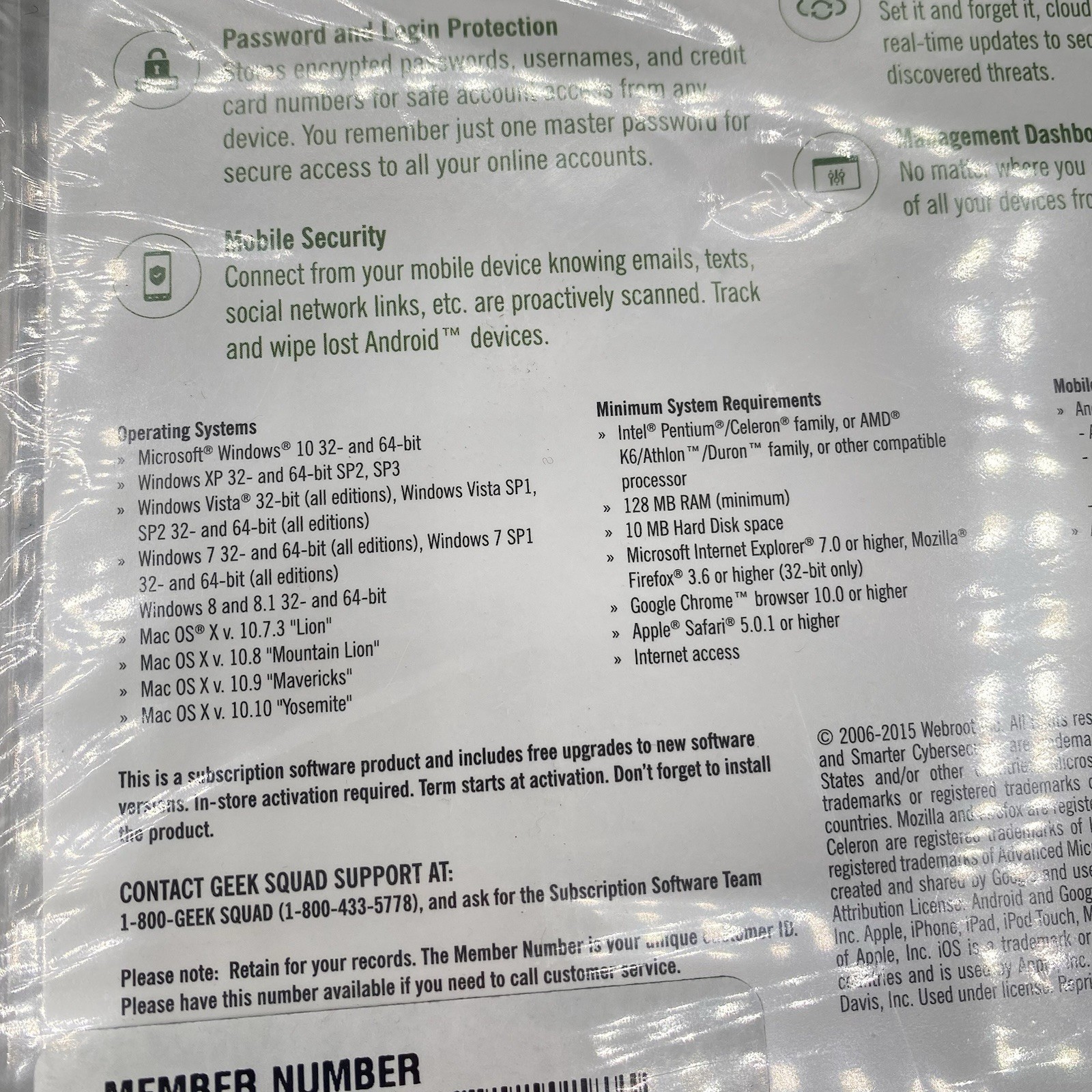 Webroot SecureAnywhere Internet Security 3-Device | NEW Sealed | 2023+ Key Code