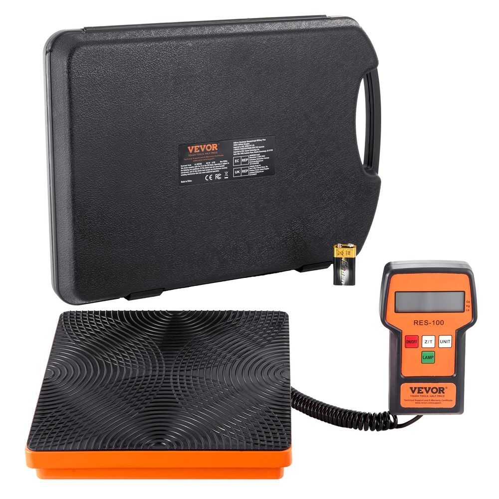 Refrigerant Scale 110LBS Charging Recovery Freon Scale w/Wired Remote Control