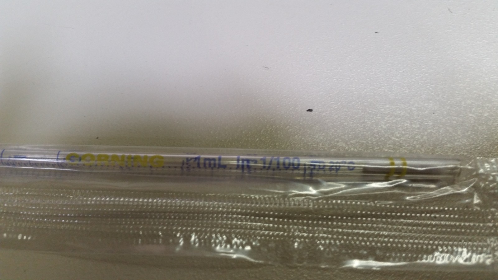 Lot of 10 Corning Disposable Serological Pipet 1mL to 1/100